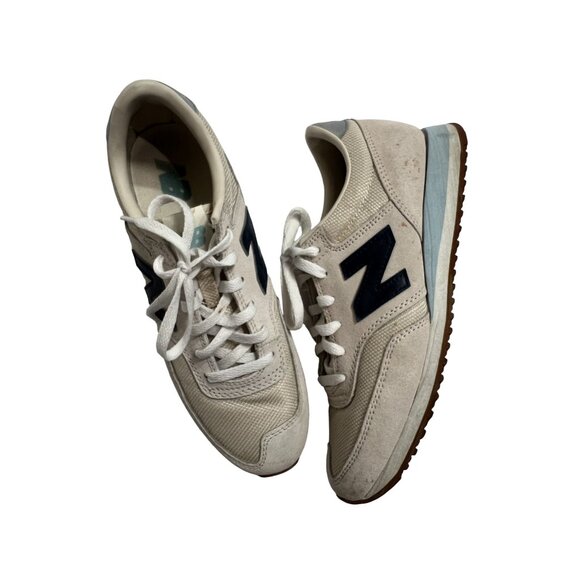 New Balance x J.Crew 620 Sneakers in Cream - Picture 1 of 11